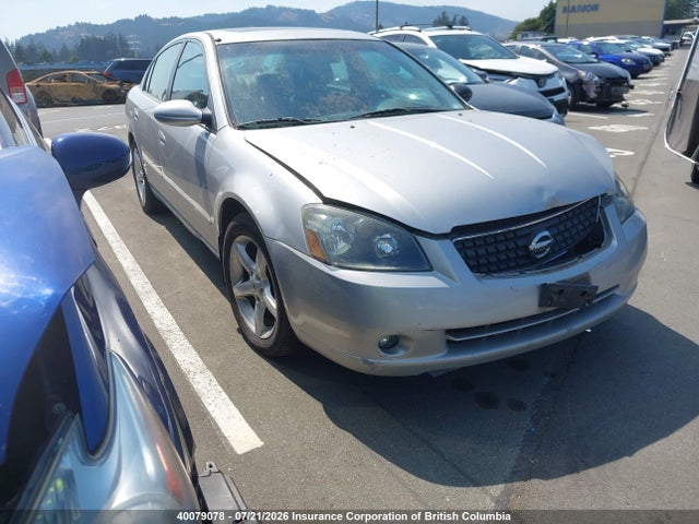2005 Nissan Altima Se/sl/se-r მანქანა იყიდება აუქციონზე, vin: 1N4BL11E25C163664, აუქციონის ნომერი: 40079078