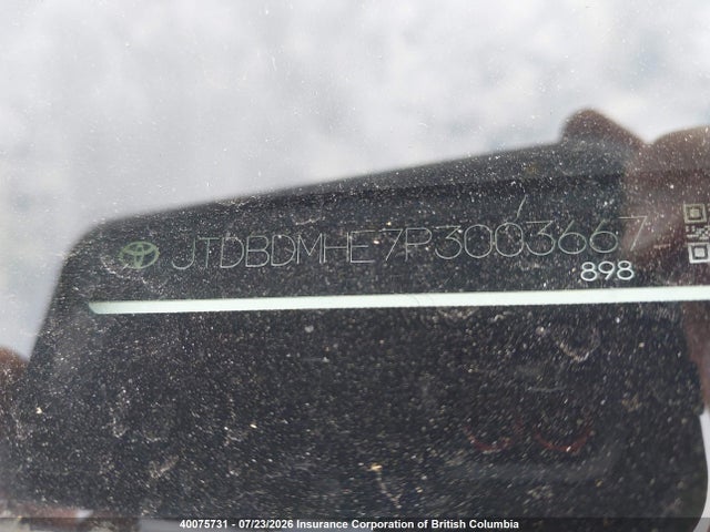 Продаж на аукціоні авто 2023 Toyota Corolla Le/se/night Shade, vin: JTDBDMHE7P3003667, номер лоту: 40075731