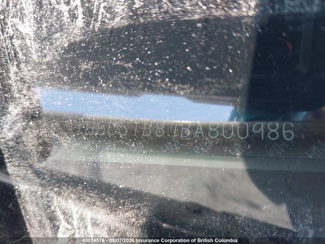 40074576 :رقم المزاد ، 1HGCS1B87BA800986 vin ، 2011 Honda Accord Exl مزاد بيع