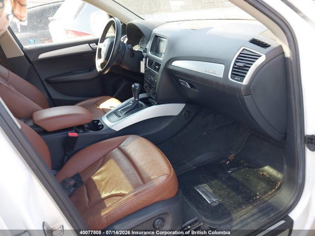 2012 Audi Q5 Premium Plus მანქანა იყიდება აუქციონზე, vin: WA1LFCFP6CA080334, აუქციონის ნომერი: 40077808