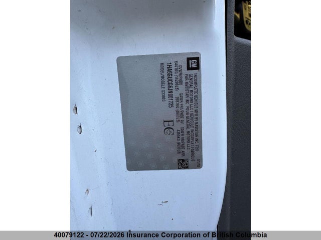 2018 Chevrolet Express Cutaway 4500 Van მანქანა იყიდება აუქციონზე, vin: 1HA6GUCG6JN001725, აუქციონის ნომერი: 40079122