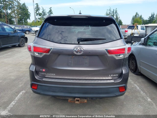 Toyota Highlander Le/le Plus 2014 5TDBKRFH2ES065649 Image 16