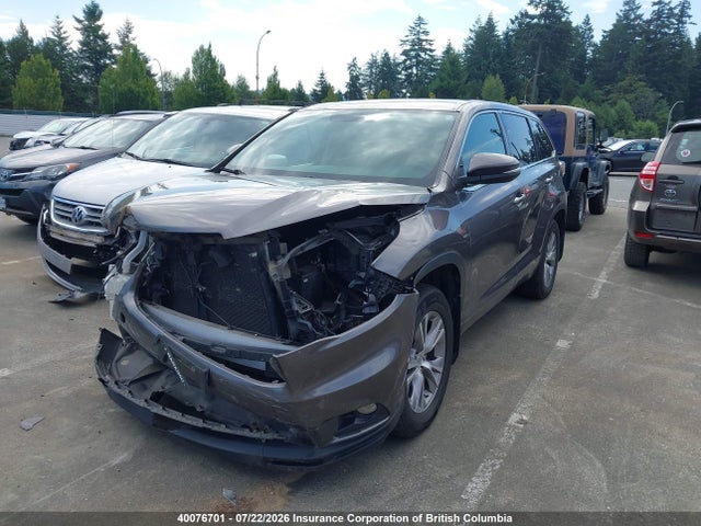 Toyota Highlander Le/le Plus 2014 5TDBKRFH2ES065649 Image 2