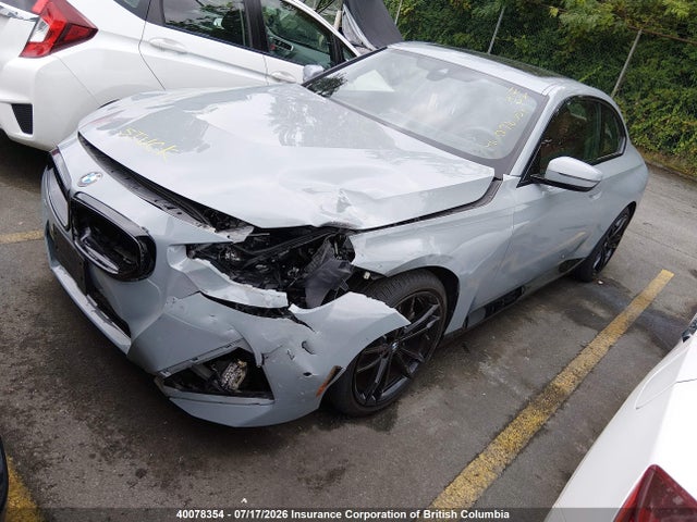 Продаж на аукціоні авто 2024 Bmw 230xi, vin: 3MW33CM00R8E07901, номер лоту: 40078354