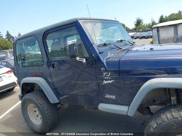 Aukcja sprzedaży 1997 Jeep Wrangler / Tj Sport, vin: 1J4FY19S4VP486379, numer aukcji: 40077524
