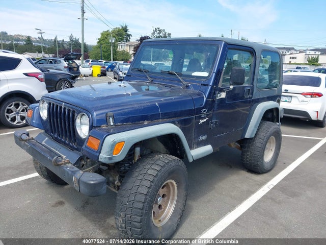 Aukcja sprzedaży 1997 Jeep Wrangler / Tj Sport, vin: 1J4FY19S4VP486379, numer aukcji: 40077524