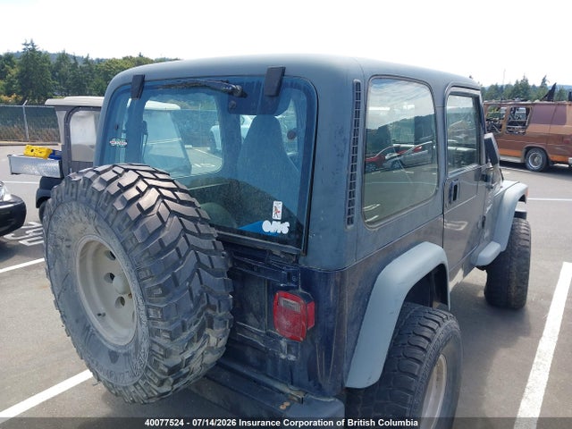 Aukcja sprzedaży 1997 Jeep Wrangler / Tj Sport, vin: 1J4FY19S4VP486379, numer aukcji: 40077524