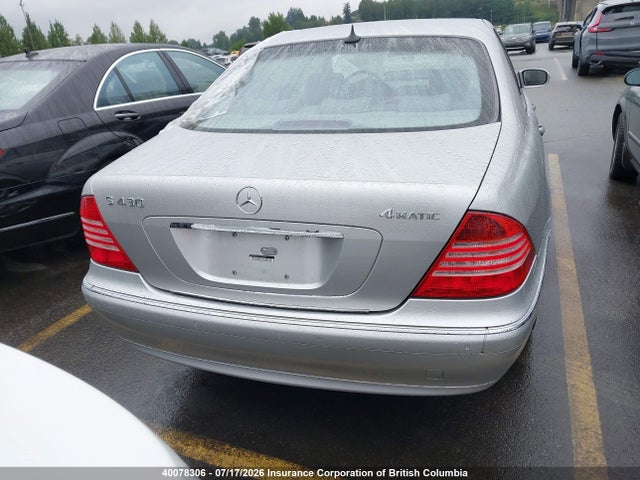 Aukcja sprzedaży 2006 Mercedes-benz S 430 4matic, vin: WDBNF83J26A473570, numer aukcji: 40078306