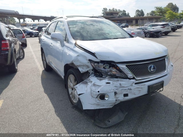 Auction sale of the 2010 Lexus Rx 450, vin: JTJBC1BA7A2020163, lot number: 40079191