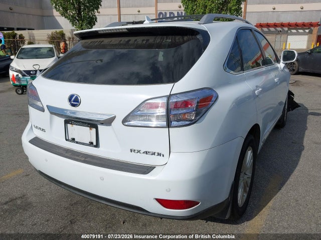 Aukcja sprzedaży 2010 Lexus Rx 450, vin: JTJBC1BA7A2020163, numer aukcji: 40079191