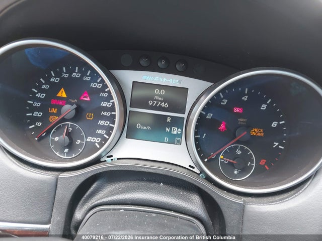2009 Mercedes-benz Ml 63 Amg 4matic მანქანა იყიდება აუქციონზე, vin: 4JGBB77E29A491008, აუქციონის ნომერი: 40079216