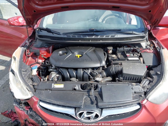 40079224 :رقم المزاد ، 5NPDH4AE4DH383591 vin ، 2013 Hyundai Elantra Gls/limited مزاد بيع