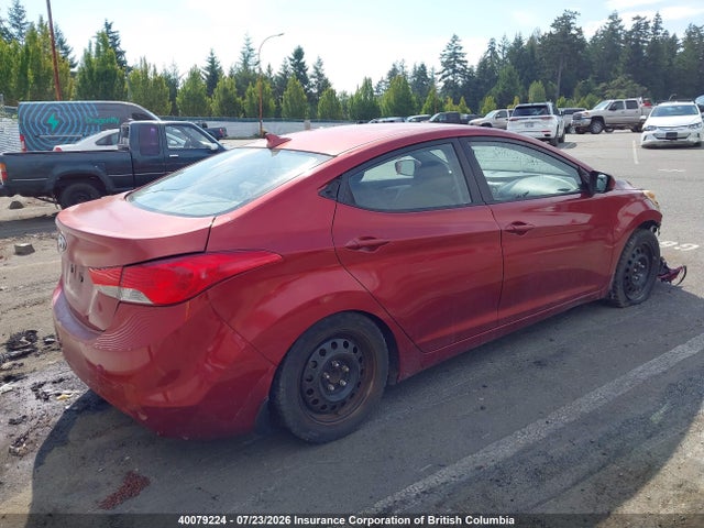 40079224 :رقم المزاد ، 5NPDH4AE4DH383591 vin ، 2013 Hyundai Elantra Gls/limited مزاد بيع