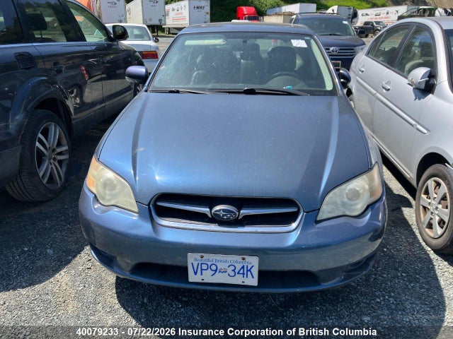 40079233 :رقم المزاد ، 4S3BL616967215415 vin ، 2006 Subaru Legacy 2.5i مزاد بيع