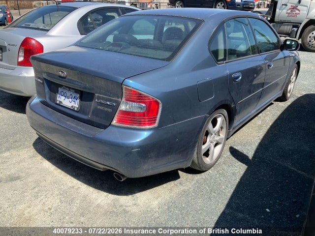 40079233 :رقم المزاد ، 4S3BL616967215415 vin ، 2006 Subaru Legacy 2.5i مزاد بيع