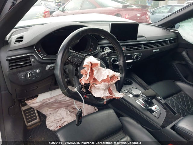 40076111 :رقم المزاد ، WAUR4AF58JA009526 vin ، 2018 Audi S5 Prestige مزاد بيع