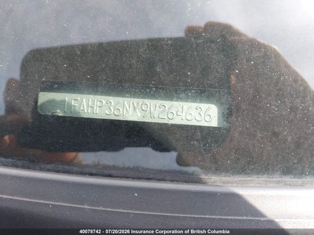 Aukcja sprzedaży 2009 Ford Focus Ses, vin: 1FAHP36NX9W264636, numer aukcji: 40078742