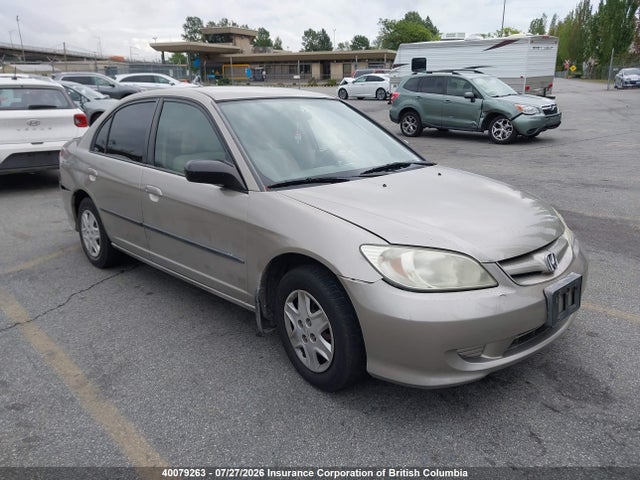 2004 Honda Civic მანქანა იყიდება აუქციონზე, vin: 2HGES16434H905741, აუქციონის ნომერი: 40079263