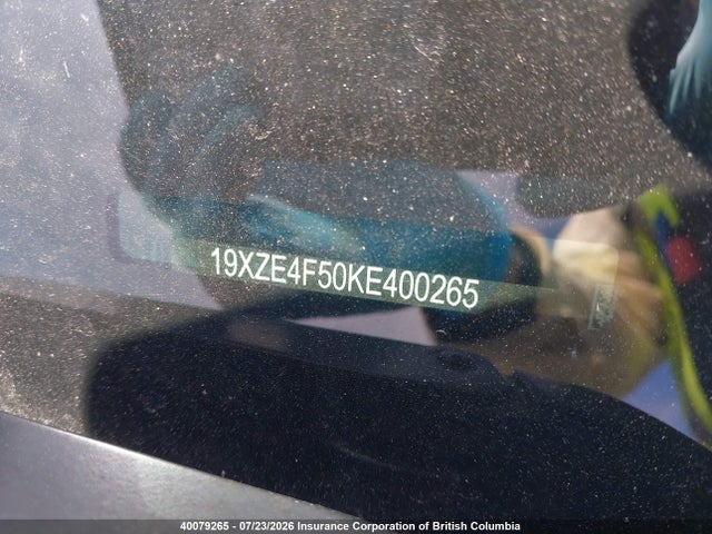 Honda INSIGHT EX 2019 19XZE4F50KE400265 Image 9