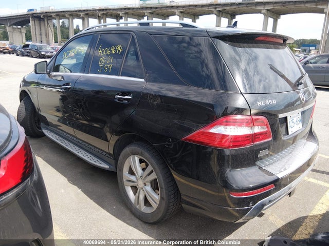 Продаж на аукціоні авто 2012 Mercedes-benz Ml 350 Bluetec, vin: 4JGDA2EB1CA002080, номер лоту: 40069694