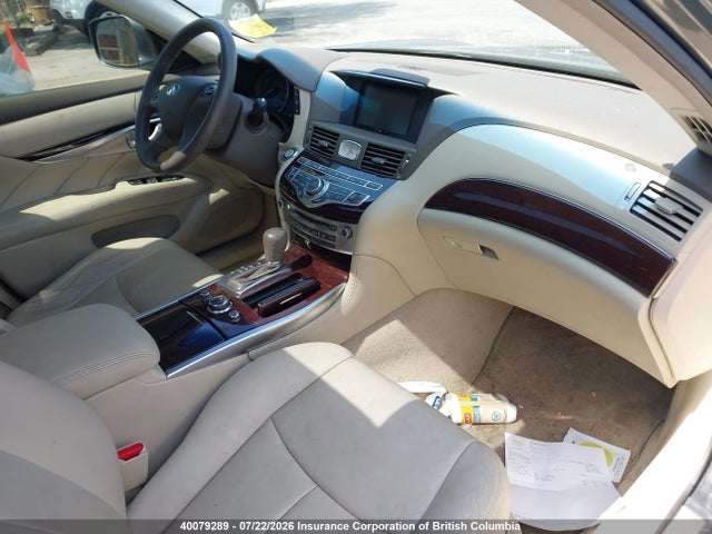2012 Infiniti M37x მანქანა იყიდება აუქციონზე, vin: JN1BY1AR6CM392373, აუქციონის ნომერი: 40079289