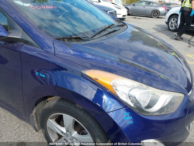 40079304 :رقم المزاد ، 5NPDH4AE8DH160325 vin ، 2013 Hyundai Elantra Gls/limited مزاد بيع