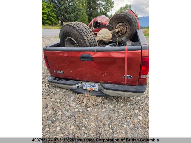 1999 Ford F250 მანქანა იყიდება აუქციონზე, vin: 1FTNW21F6XEF09218, აუქციონის ნომერი: 40079313