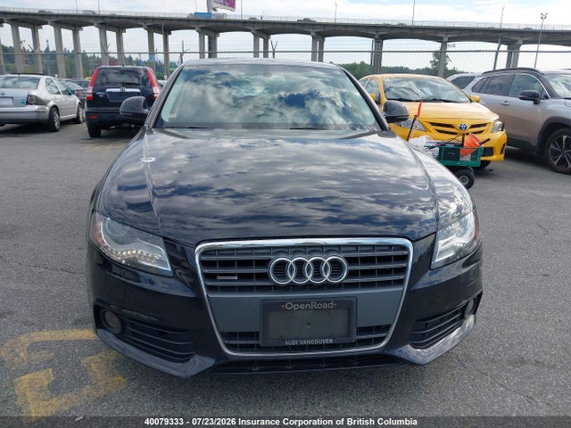 2009 Audi A4 მანქანა იყიდება აუქციონზე, vin: WAULF68K09N024669, აუქციონის ნომერი: 40079333