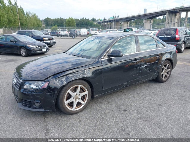 2009 Audi A4 მანქანა იყიდება აუქციონზე, vin: WAULF68K09N024669, აუქციონის ნომერი: 40079333