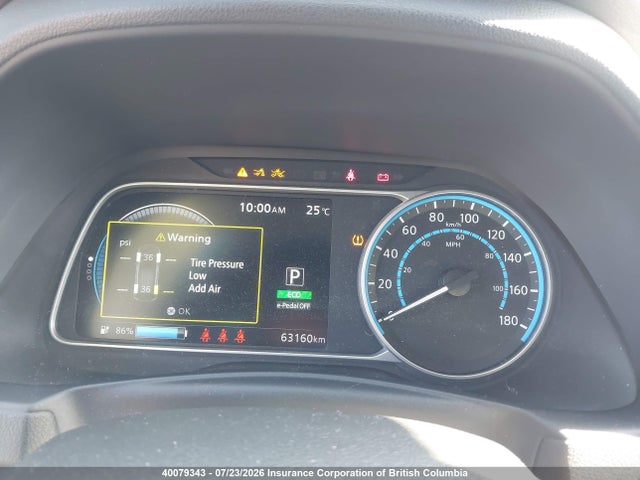 40079343 :رقم المزاد ، 1N4CZ1DV2PC550362 vin ، 2023 Nissan Leaf مزاد بيع