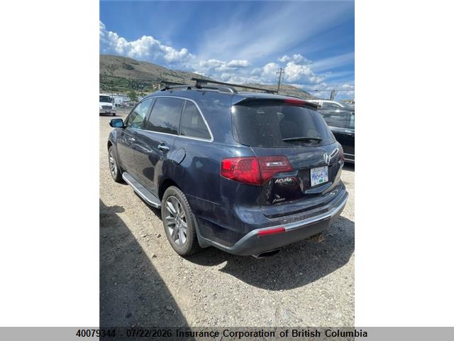 40079344 :رقم المزاد ، 2HNYD2H7XAH000695 vin ، 2010 Acura Mdx مزاد بيع