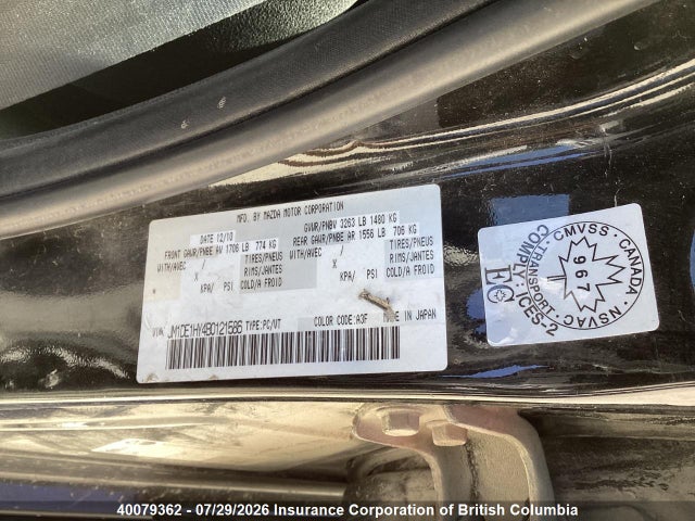 Продаж на аукціоні авто 2011 Mazda Mazda2 Gs/gx, vin: JM1DE1HY4B0121586, номер лоту: 40079362