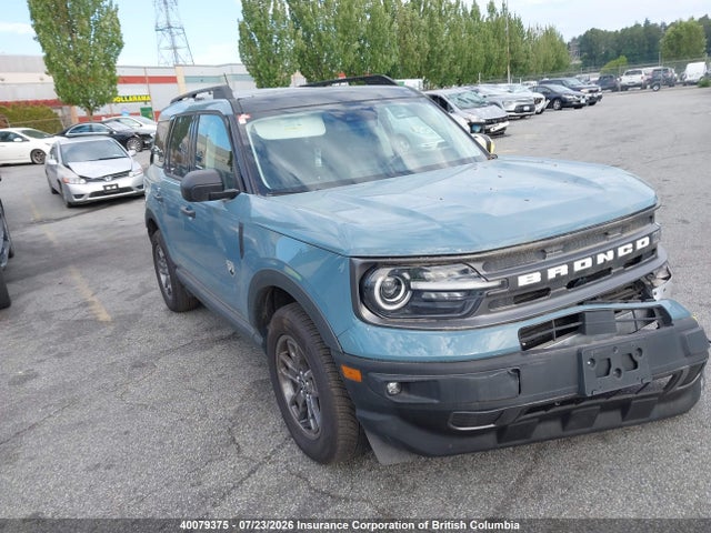 40079375 :رقم المزاد ، 3FMCR9B62MRA53552 vin ، 2021 Ford Bronco Sport Big Bend مزاد بيع