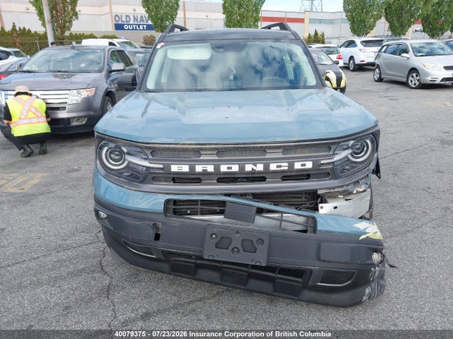 40079375 :رقم المزاد ، 3FMCR9B62MRA53552 vin ، 2021 Ford Bronco Sport Big Bend مزاد بيع