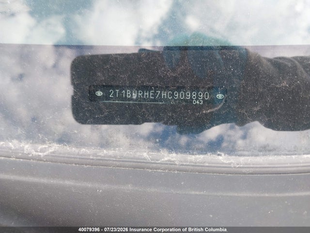 Aukcja sprzedaży 2017 Toyota Corolla L/le/xle/se/xse, vin: 2T1BURHE7HC909890, numer aukcji: 40079396
