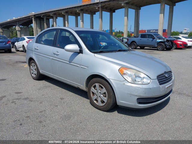 2008 Hyundai Accent Gl/gls/l მანქანა იყიდება აუქციონზე, vin: KMHCN45CX8U167524, აუქციონის ნომერი: 40079402