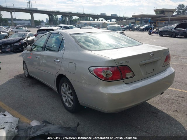 Продаж на аукціоні авто 2004 Lexus Es330, vin: JTHBA30G945018105, номер лоту: 40079410
