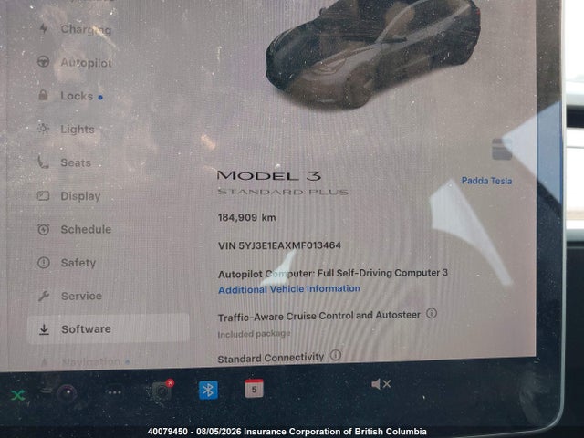 2021 Tesla Model 3 მანქანა იყიდება აუქციონზე, vin: 5YJ3E1EAXMF013464, აუქციონის ნომერი: 40079450