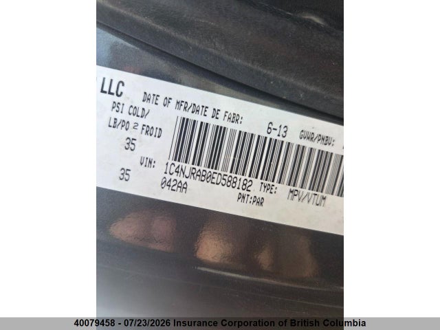 Aukcja sprzedaży 2014 Jeep Patriot, vin: 1C4NJRAB0ED588182, numer aukcji: 40079458