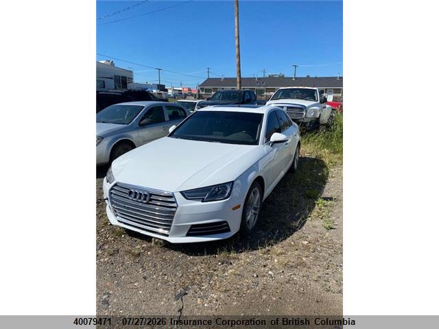 2017 Audi A4 მანქანა იყიდება აუქციონზე, vin: WAUANAF40HN048664, აუქციონის ნომერი: 40079471