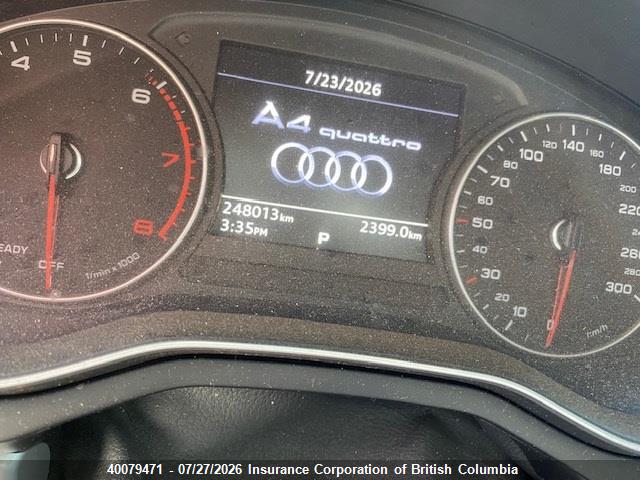 2017 Audi A4 მანქანა იყიდება აუქციონზე, vin: WAUANAF40HN048664, აუქციონის ნომერი: 40079471