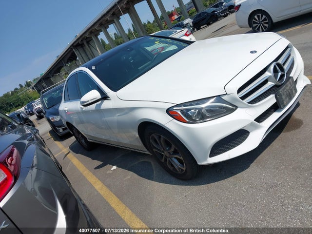 Auction sale of the 2015 Mercedes-benz C 300 4matic, vin: 55SWF4KB3FU048504, lot number: 40077507