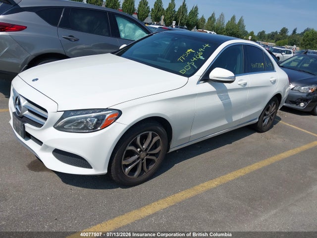 Aukcja sprzedaży 2015 Mercedes-benz C 300 4matic, vin: 55SWF4KB3FU048504, numer aukcji: 40077507