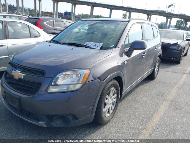 40079489 :رقم المزاد ، KL77P2EM3CK515968 vin ، 2012 Chevrolet Orlando Lt مزاد بيع