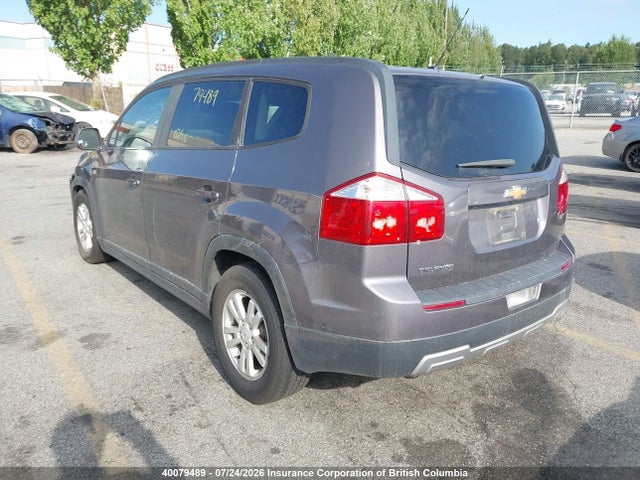 40079489 :رقم المزاد ، KL77P2EM3CK515968 vin ، 2012 Chevrolet Orlando Lt مزاد بيع