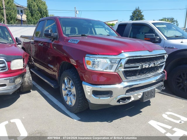 40079504 :رقم المزاد ، 1C6SRFCT7KN569898 vin ، 2019 Ram 1500 Tradesman مزاد بيع