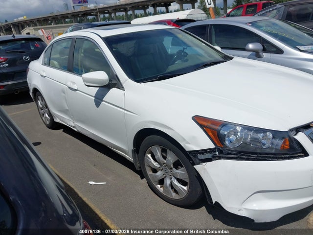 2010 Honda Accord Exl მანქანა იყიდება აუქციონზე, vin: 1HGCP2F85AA805233, აუქციონის ნომერი: 40076136