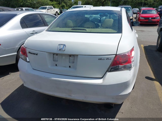 2010 Honda Accord Exl მანქანა იყიდება აუქციონზე, vin: 1HGCP2F85AA805233, აუქციონის ნომერი: 40076136