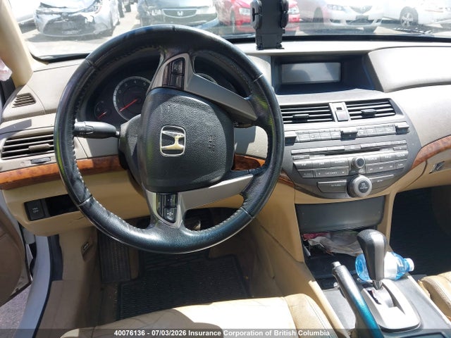 2010 Honda Accord Exl მანქანა იყიდება აუქციონზე, vin: 1HGCP2F85AA805233, აუქციონის ნომერი: 40076136