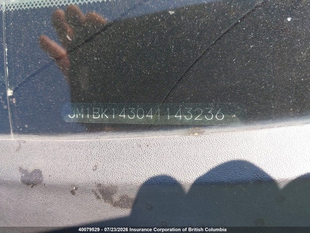 40079529 :رقم المزاد ، JM1BK143041143236 vin ، 2004 Mazda Mazda3 Gs/gt مزاد بيع